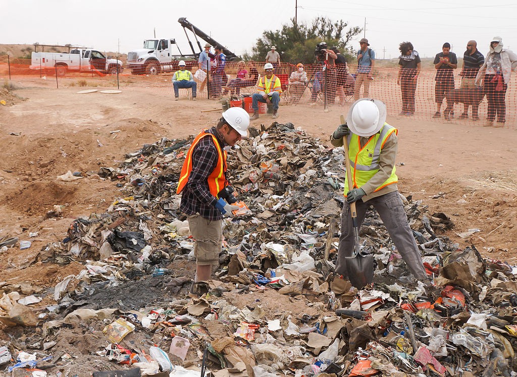 excavate